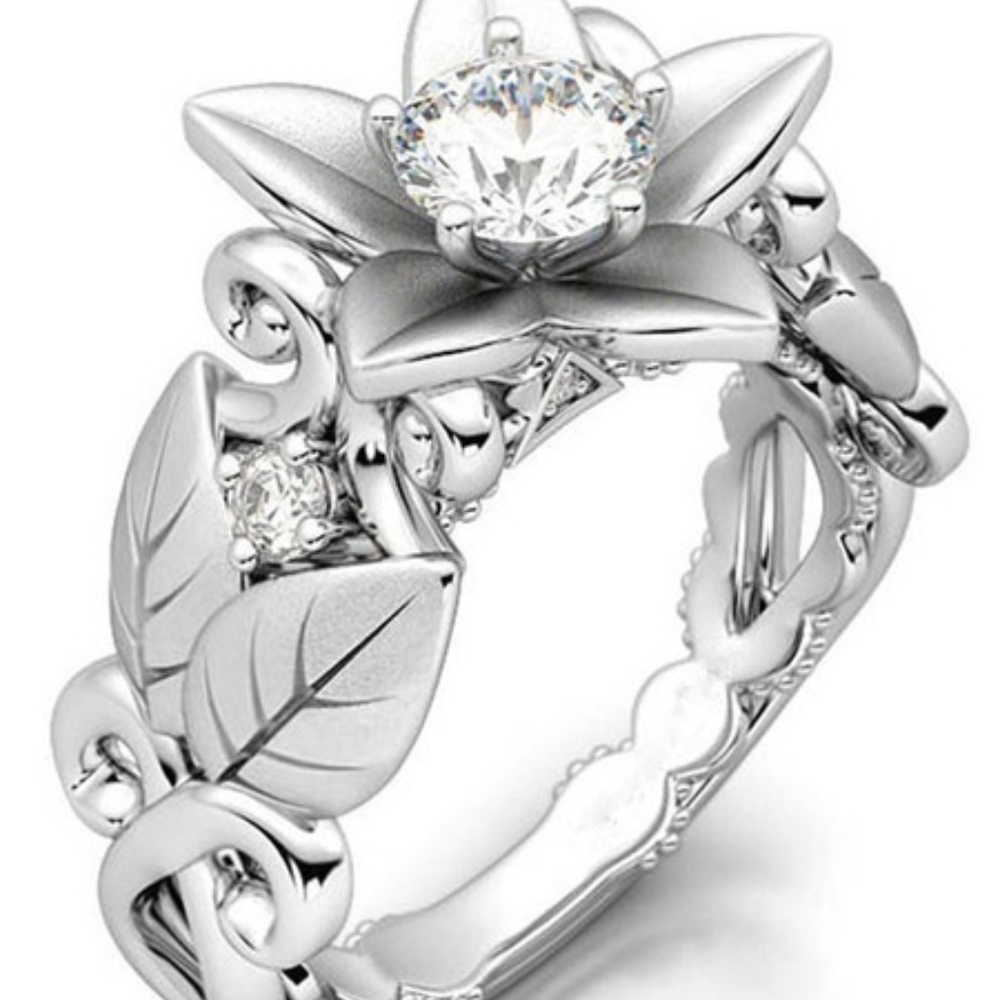 Ring AAA Zircon - Spring Flower